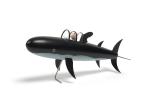 Aroutcheff Tintin Milou sous-marin requin PIXI