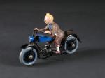 Aroutcheff Hergé Tintin moto 1ère version