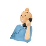 Hergé Tintin buste téléphone 1990 Leblon