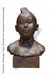  Nat Neujean buste Tintin 1953 bronze or