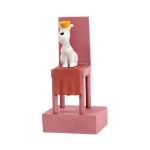 Leblon Hergé 15 cm Milou roi trône Congo