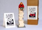 St Emett Chaland jeune Albert pile de livres