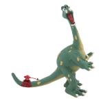 Monstre rouge attaque le dinosaure ou dragon