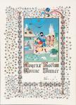 Hergé Tintin Carte voeux Enluminure 1967 signée
