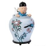  Moulinsart 46971 Tintin potiche Lotus Bleu 44cm