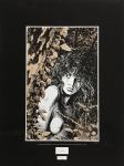 Servais femme forêt affiche signée