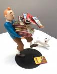 Moulinsart 46964 Tintin Milou pile de livres 3