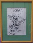 Batem Marsupilami illustration signé 1999