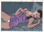 Walter Minus dessin original couleurs la nuisette