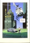 Francq Largo Winch Sérigraphie hélicoptère New-Yor