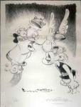 Astérix Obélix vrai Lithographie signée UDERZO