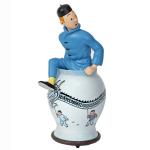 Moulinsart 46960 Tintin sortant potiche Lotus