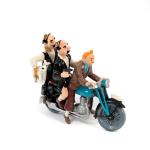 Moulinsart 46940 Tintin Milou Dupondt moto Sceptre