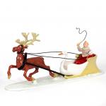 Moulinsart 46946 Tintin Milou traineau neige renne
