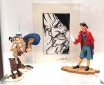 Loisel Capitaine Crochet illustration encre +3 fig