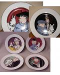 AXIS Tintin assiettes portrait couleur