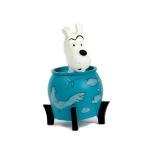 S�rie 15 cm : Milou potiche Lotus bleu