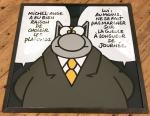 Cadre pour le sol : Le Chat Michel-Ange