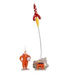 1E Tintin Milou Baxter fuse nuage gris