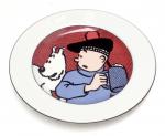 AXIS Tintin assiette portrait Ile noire