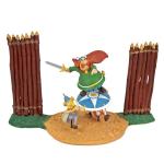 Abraracourcix sur bouclier avec les palissades