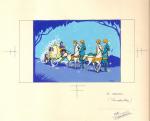 Dessin couleurs le carrosse de Cendrillon