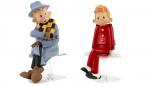 Spirou et Fantasio assis