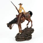 Angela sur son cheval