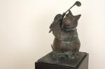Le Chat : golfeur bronze