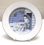AXIS Tintin grande assiette Ile noire