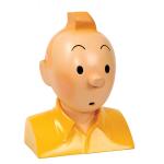  Grand buste Tintin chemise jaune + de 20 ans !